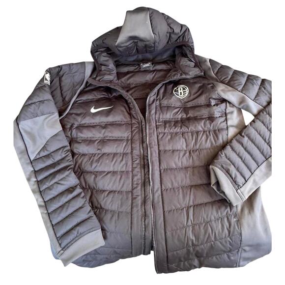 Nike NSW Aeroloft down coat NBA Player issued Brooklyn Nets